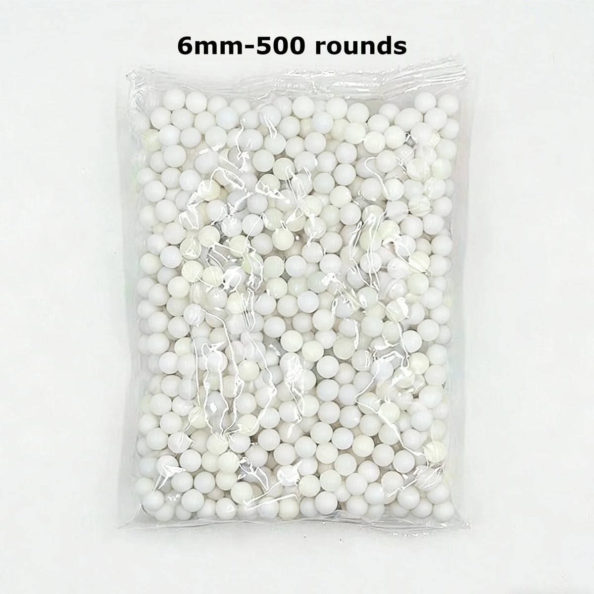 White 500 Rounds Airsoft BBs Bullets 0.2g Hunting Shooting 6mm BB Strikeball Rifle Gun Plastic Balls White Paintball