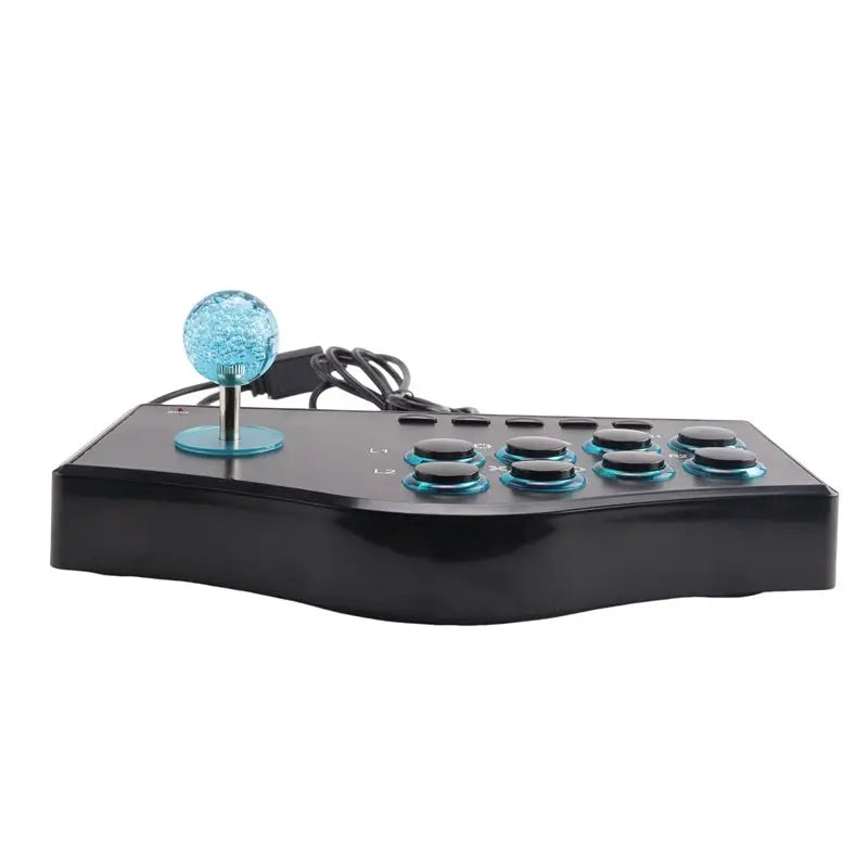 Retro Arcade Game Rocker Controller Usb Joystick For Ps2/Ps3/Pc/Android Smart Tv Built-In Vibrator Eight Direction Joystick-AEF7