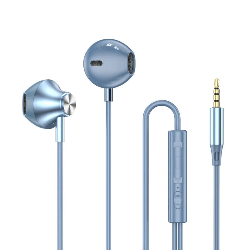 For iPhone Wired Headphones In Ear Earphones HiFi Surround Sound USB Type C 3.5mm Earplugs For Apple 17 Pro Max 16 15 Puls iPad