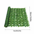 1M/3M Artificial Green Leaf Fence Panels Faux Privacy Fence Screen For Home Outdoor Garden Balcony Decoration