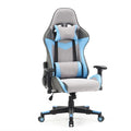 Ergonomic Computer Chair Gaming Chair LED Lights  Adjustable Lumbar Support