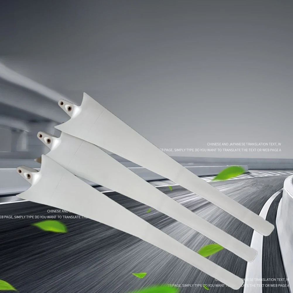 Wind Blades Wind Turbine Blades 1pc 550mm Easy To Install Easy To Use FRP Light Low Starting Torque Stable White