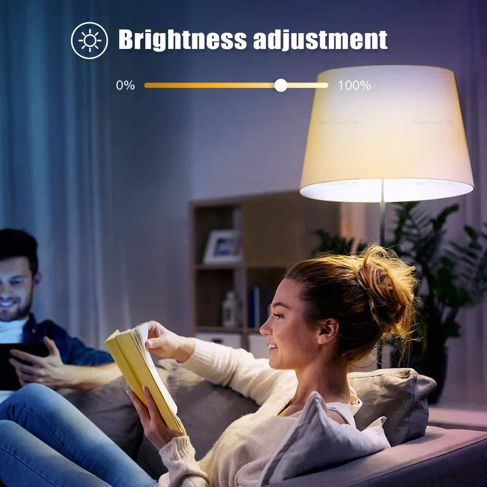 18W 15W Zigbee 3.0 Led Light bulb RGB+WW+CW E27 Tuya Wifi Smart Home Led Lamp Compatible With Alexa Amazon Google Assistant