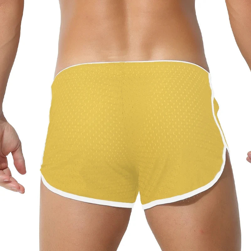 Men's Arrow Pants Ice Silk Underwear Boys Summer Teenagers Boxer Shorts Loose Personalized Trendy Boxer Briefs