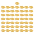 50pcs Gold Charger Plates Set, 33cm/13in Round Charger Plates, for Wedding Party Baby Shower , Restaurants Table Decor