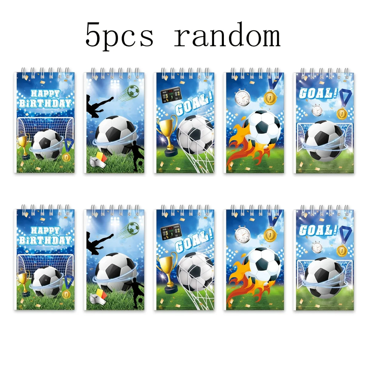 Football-Themed Notebook, Smooth Writing, Student Mini Notebook, Schedule Memo Pad, Diary and Planner for Football Enthusiasts.
