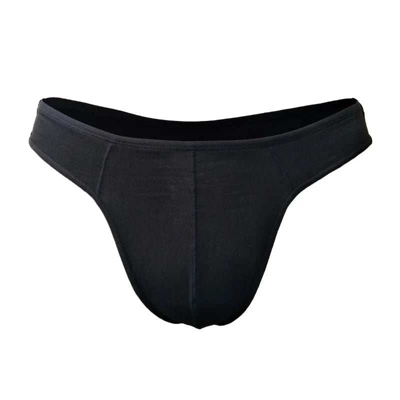 Sports Solid Men Thong Male Cotton Breathable G-String Seamless No Trace Sports Panties Sexy T-back Exotic Lingerie Plus Size