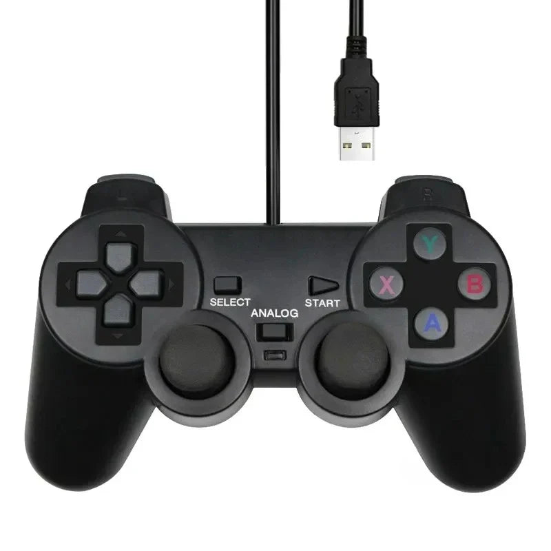 Wired USB PC Gaming Joystick Gamepad Game Controller for Windows Laptop Computer WinXP Win7 Win8 Win10 Gaming Accessories