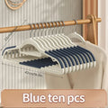 Hot-selling 10-piece set of household double-hook non-slip hangers no-mark drying suitable for both wet and dry clothing storage