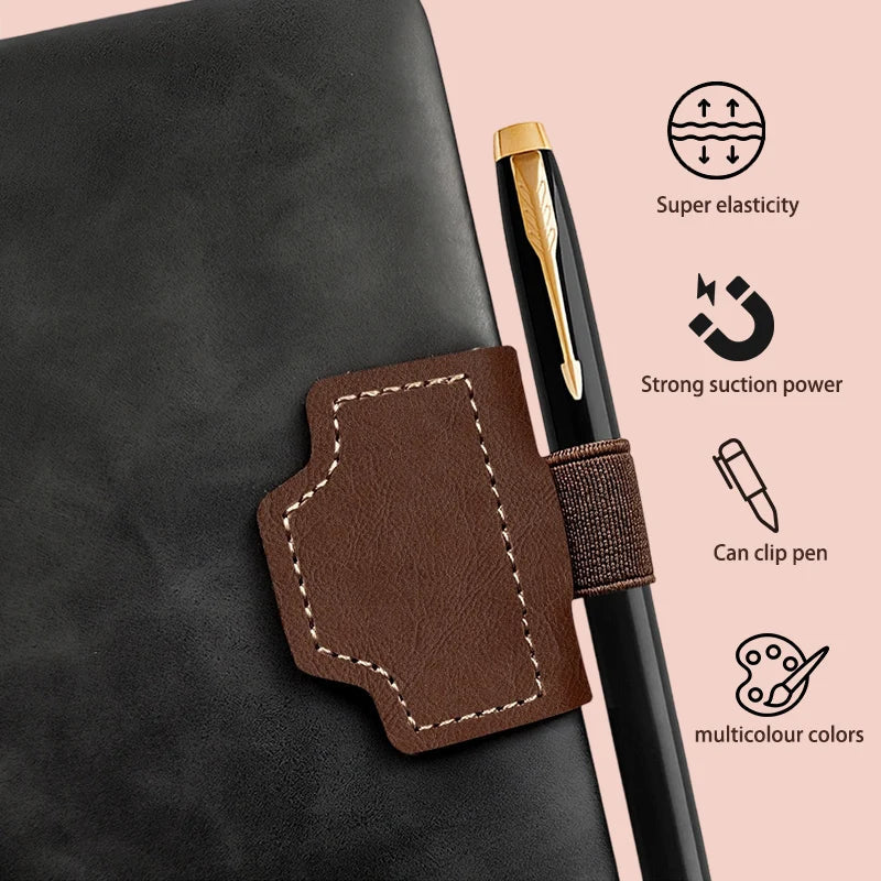 High appearance magnetic bookmark, creative and fresh, student double-sided magnetic bookmark with pen clip