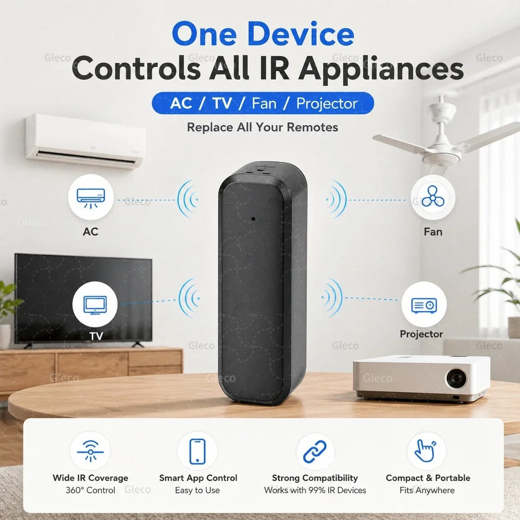 Zigbee IR Remote Control Wireless Universal Infrared Blaster Temperature Humidity Sensor Zigbee2mqtt TUYA Smart Life Automation