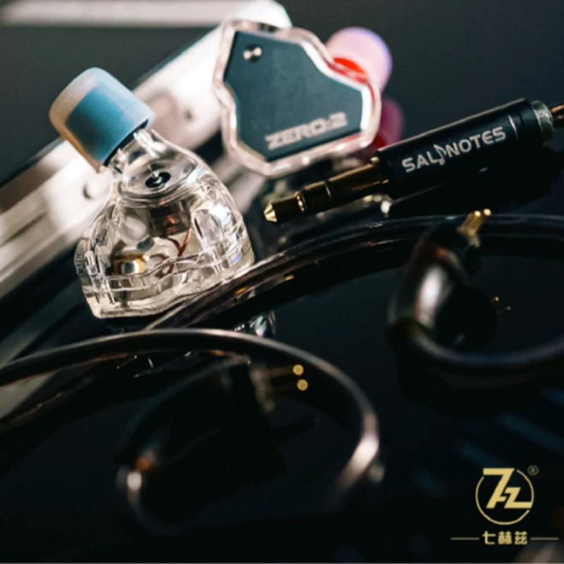 7Hz X Crinacle Zero 2 Headphone 10mm Dynamic Driver Zero2 Wired HIFI IEM Gaming Earbuds with OFC Audio IEM Cable