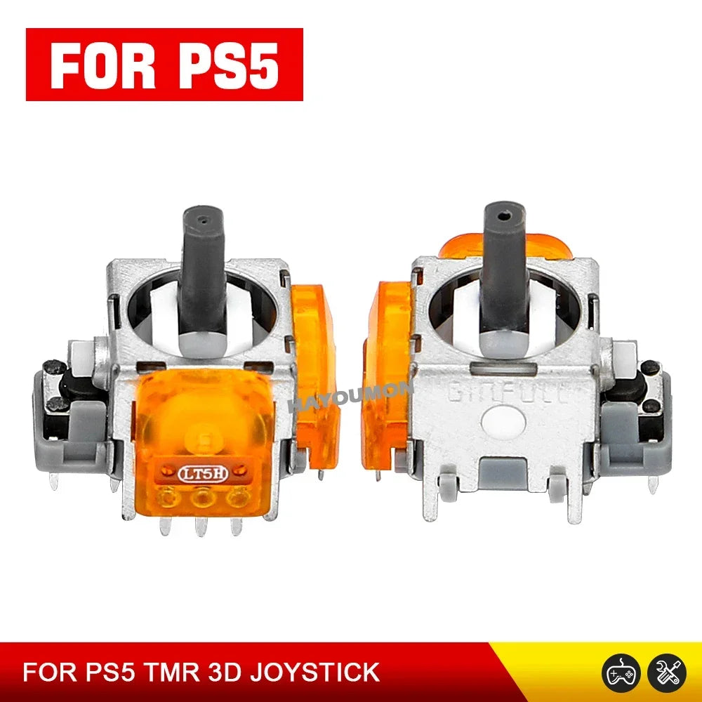 TMR Electromagnetic Joystick For PS5 Gamepad 3D Analog Stick Sensor Module For PS5 Controller with Joystick Caps Game Accessory