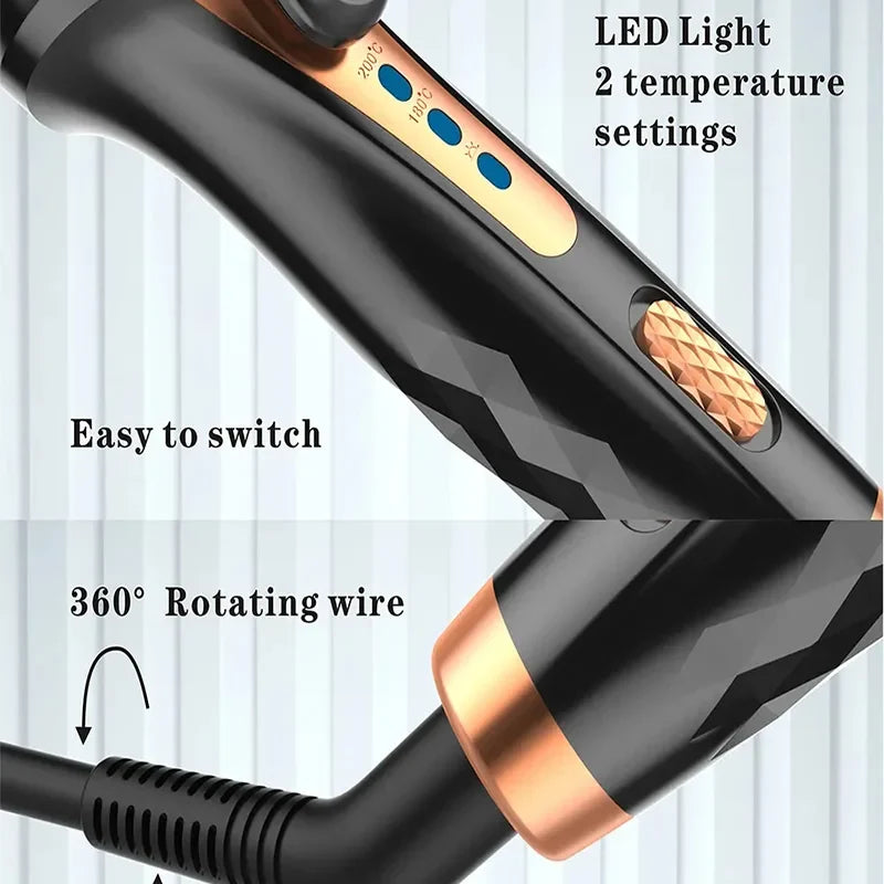 High quality home portable hair straightener  home multi-functional lazy hair curler hair straightener。