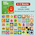 Baby Visual Stimulation Cards Montessori High Contrast Flash Card Infant Visual Early Education Learning Toys For Newborn Gifts