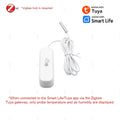 Zigbee Smart Thermometer Hygrometer With Probe Detect Pool Fridge Freezer Liquid Temperature Sensor For 2MQTT TUYA Smart Life
