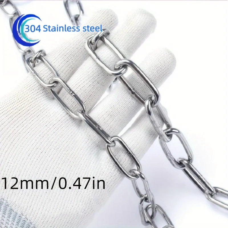 Chain, Hanging Chain, Lifting Chain, Clothes Drying Chain, Guardrail Anti-theft Chain, Stainless Steel Dog Chain