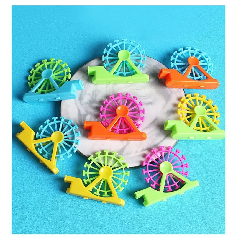 10/20/50pcs Children Cartoon Ferris Wheel Whistle Parent- Interaction Children'stoys Birthday Party Gift Random Color