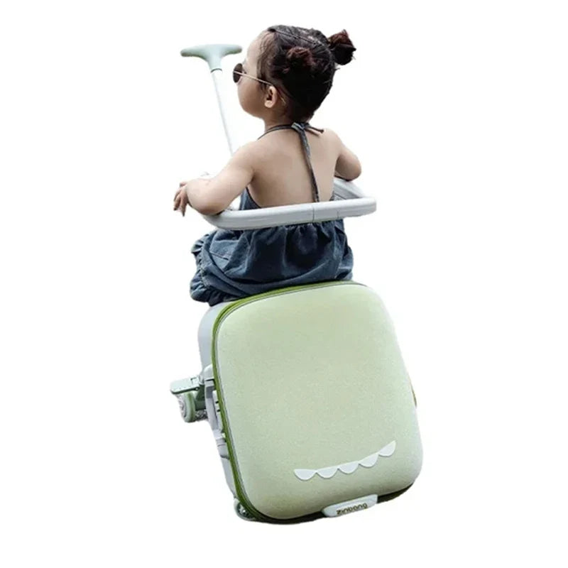 Children's Luggage Case Can Ride and Walk the Baby's Suitcase The Baby Can Take the Suitcase. 20-Inch Folding Stroller Can