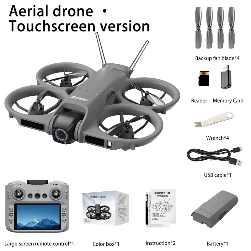 Lenovo Z906 GPS Foldable Drone 8K Dual Camera 6Axis Gyro 4Side Obstacle Avoidance Optical Flow Smart RC Quadcopter Drone