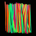100pcs Neon Glow Long Balloons Backlight Reactive Fluorescent Colorful Long Latex Balloons DIY Twisting Birthday Wedding