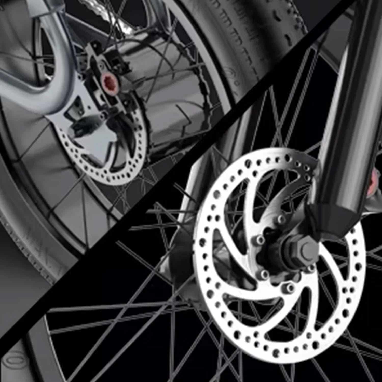 HEZZO 1200W Electric Bike - 48V Lithium Battery, Over 50km/h Speed