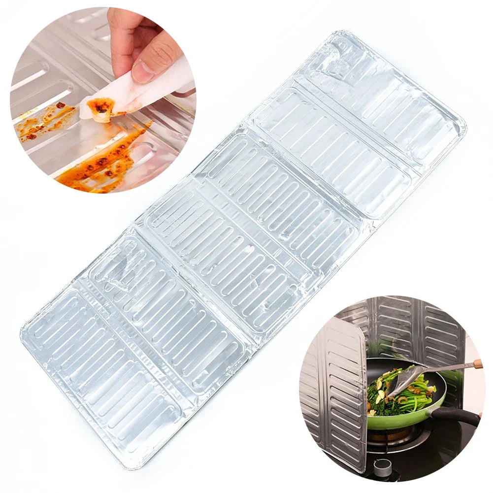 1pc Kitchen Oil Splash Guard Anti-oil Screen Removable Oil-Proof Splash Guard Kitchenware Home Kitchen Cleaning Accessories
