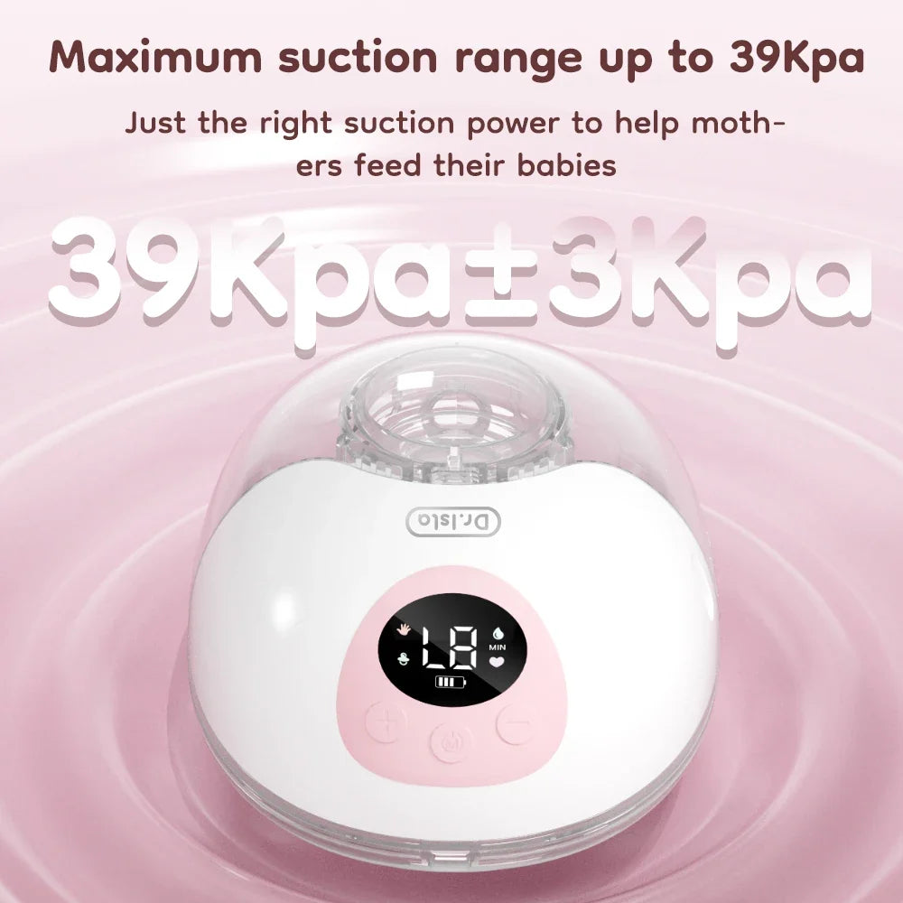 MAMIJOY 2PCS Wearable Electric Breast Pump 4 Modes 36Suction Levels Silent Leak-Proof Hands Free Breast Pumps Breastfeeding EB50