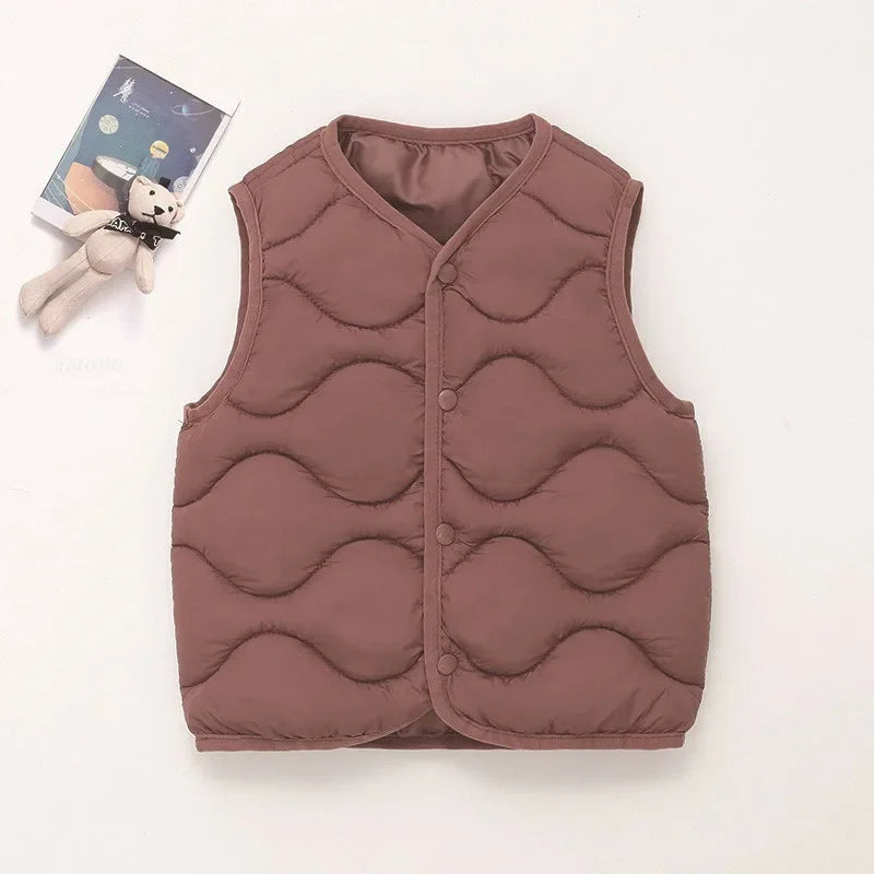 Kids Winter Vest – Warm Outdoor Padded Waistcoat