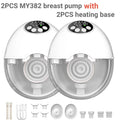 Breast Pump Electric Handsfree BPA Free With Heating & UV Sterilize Lid Optional Wireless Upgrade Wearable Breastfeeding Pump