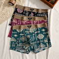3Pcs Boxer Shorts Men's Underwear Ice Silk Underpants Sexy Panties 3A Antibacterial Breathable Elastic Lingerie Plus Size L-6XL