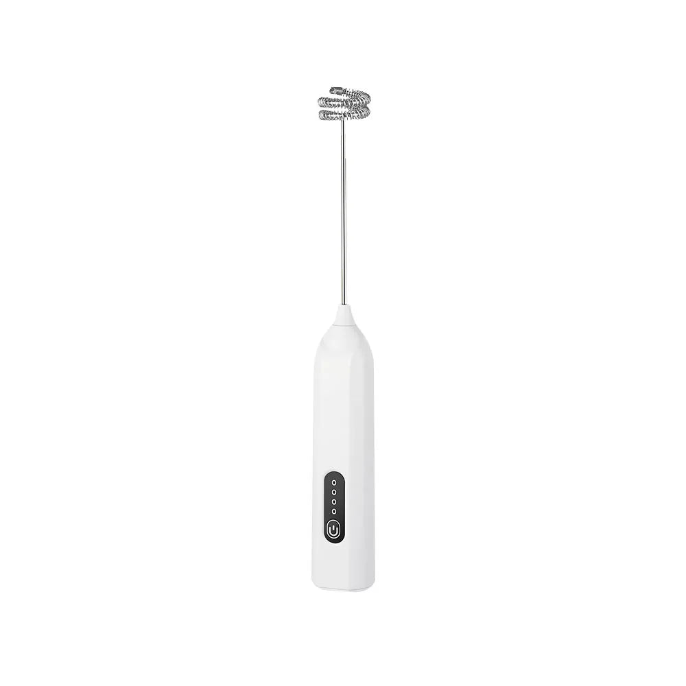 Mini Milk Frother USB Rechargeable Handheld Automatic Rotary Milk Foam Maker for Coffee Latte Cappuccino Maker Electric Blender