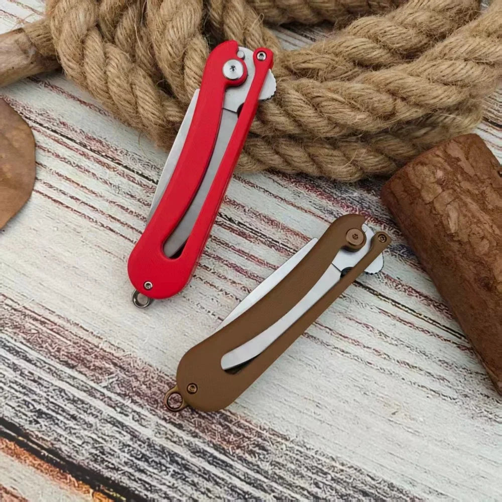 Folding Knife with Pocket Clip Portable Outdoor Hiking Preferred Travel Knives Ergonomic Design Festival Gift High-quality Tools