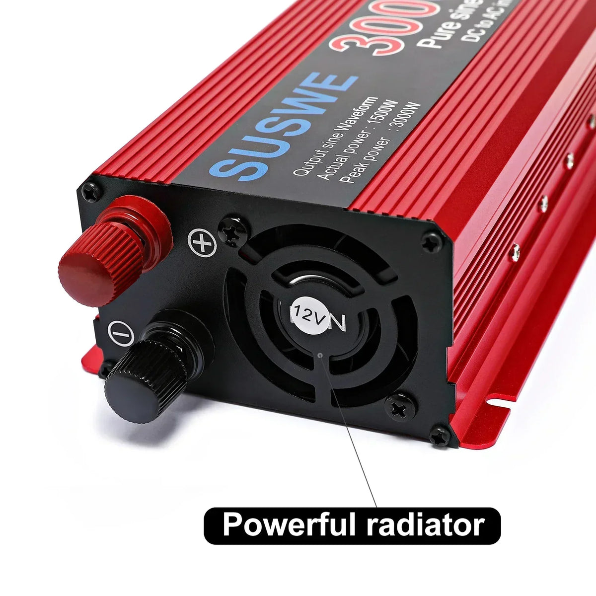 Pure Sine Inverter 1000W-3000W DC To AC 12V/24V To 110V/220V Car Power Inverter Portable Power Bank Converter Car Transformer