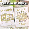 Apple Kitten A5 Color Page Hardcover Ins Niche High-value Student Universal Thickened Full-color  for Students Notebook