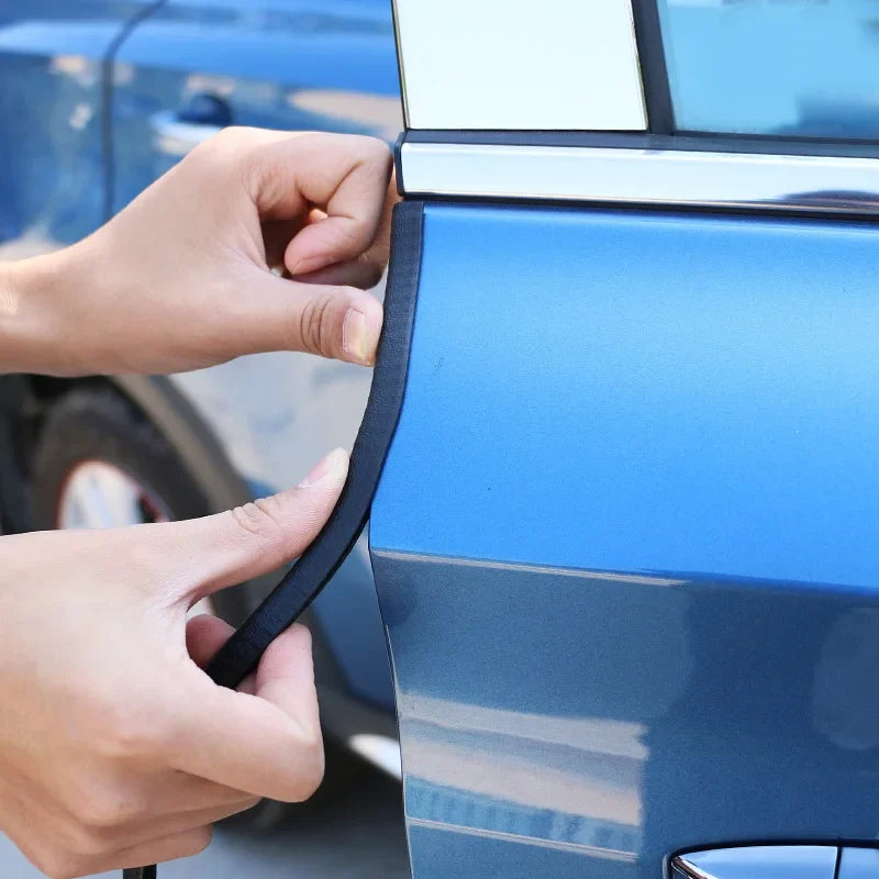 Kcimo Car Door Protector Edge Scratch Strip Guard Trim Car Door Noise reduction Anti Collision Protection With Steel Carstyling
