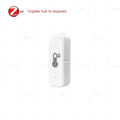 Tuya Zigbee 3.0 Mini Temperature And Humidity Sensor Indoor Smart Home Thermometer Hygrometer Remote Work With Z2M Smart Life