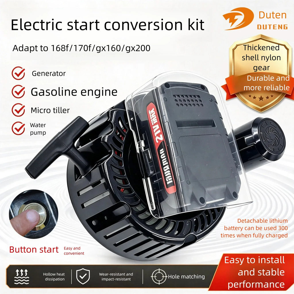GX160 GX200 GX35 168F 170F Pull Start Recoil Starter Plate 52cc 58cc Chainsaw Electric Start Generator Micro Machine Wholesale