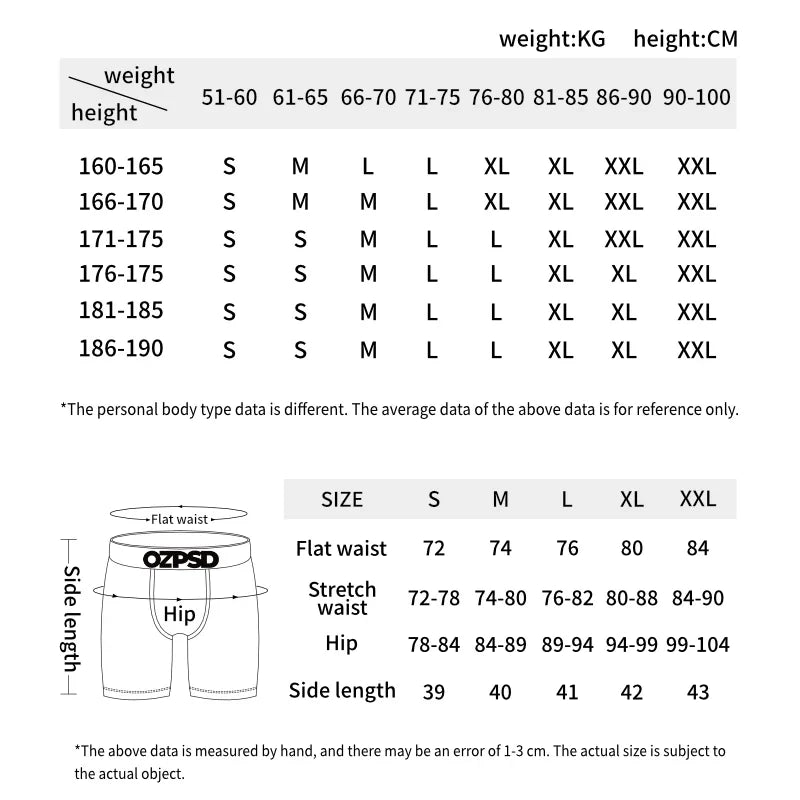 ETHIKA 3Pcs Sexy Men Underwear Boxers Breathable Man Underpants S-3XL Plus Size Mens Trunks Men's Panties Lingeries Boxer Briefs