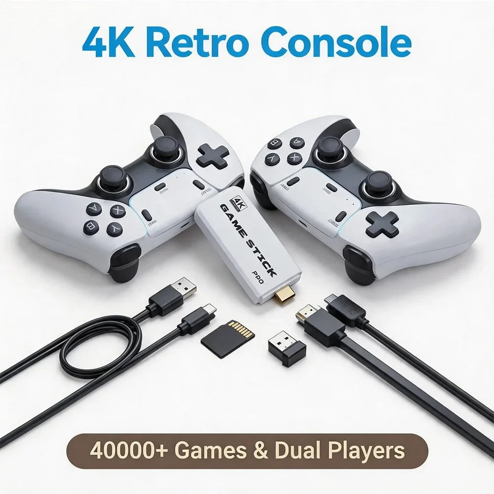 Two-Player Competitive Game Console TV 4K High-Definition Double-Player Retro Game Console PSP Game Controller