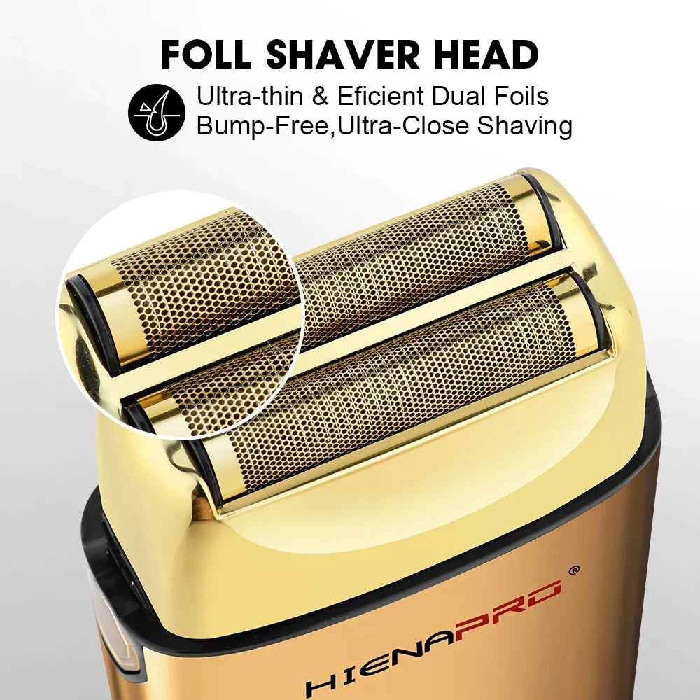 Professional Barber Shaver Double Replacement Foil Head Cover And Cutter blade For HIENA -809 machine Cordless Foil Shaver