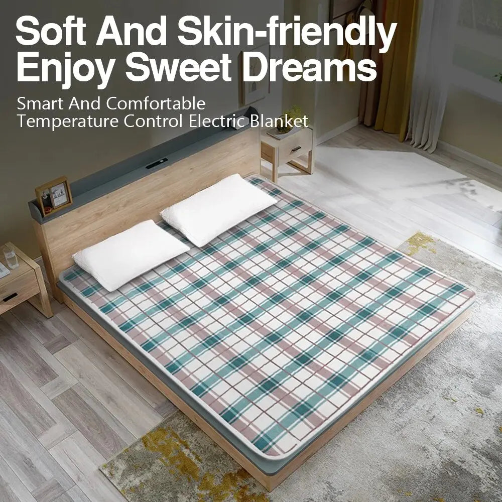 Electric Blanket Heated Mattress 220V/110V Thicker Heater Heated Blanket Electric Heating Blanket Winter Body Warmer EU/US Plug