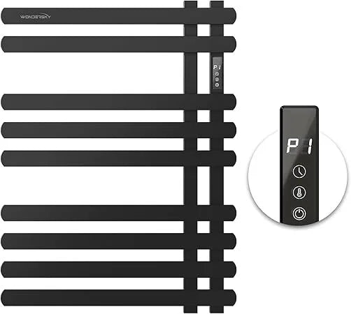Improving Quality of Life Towel Warmers for Bathroom, Electric Heated Towel Rack, Wall Mounted Waterproof Towel Warmer Rack