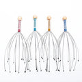 1PC Octopus Head Scalp Relaxation Massage Pain Relief Body Massager Stress Release Relaxing Claw Metal Massager Device Unisex