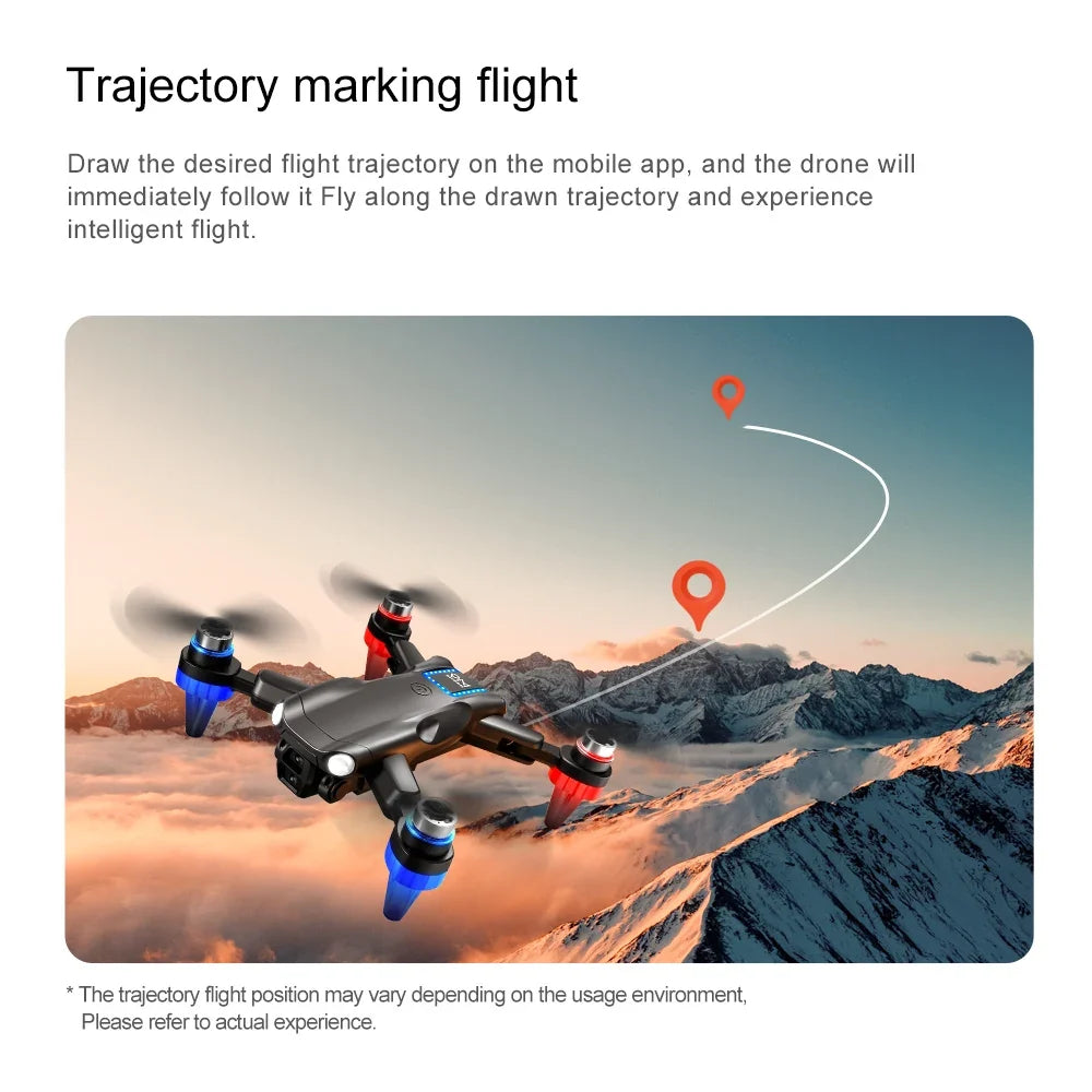 Lenovo M9 Brushless Drone Large Screen Remote Control 12.5cm HD Dual Camera Optical Flow Hover Obstacle Avoidance Quadcopter Toy