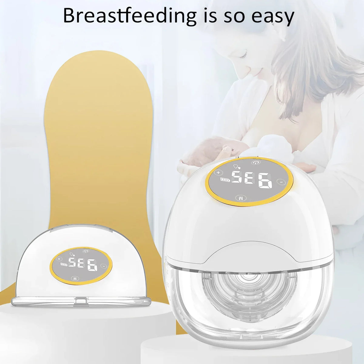 Wearable Breast Pump Electric Wearable Breast Pump Portable Wireless Breast Pump Low Noise Breastfeeding