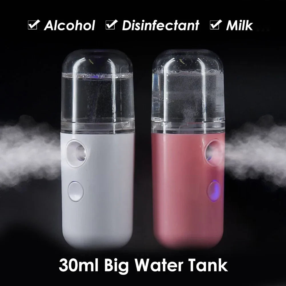 Chargeable Rain Cloud Humidifier Home Small Air Humidifiers Personal Facial Sprayer Humidifier Atomizer 30ml Bedroom Mist Cooler