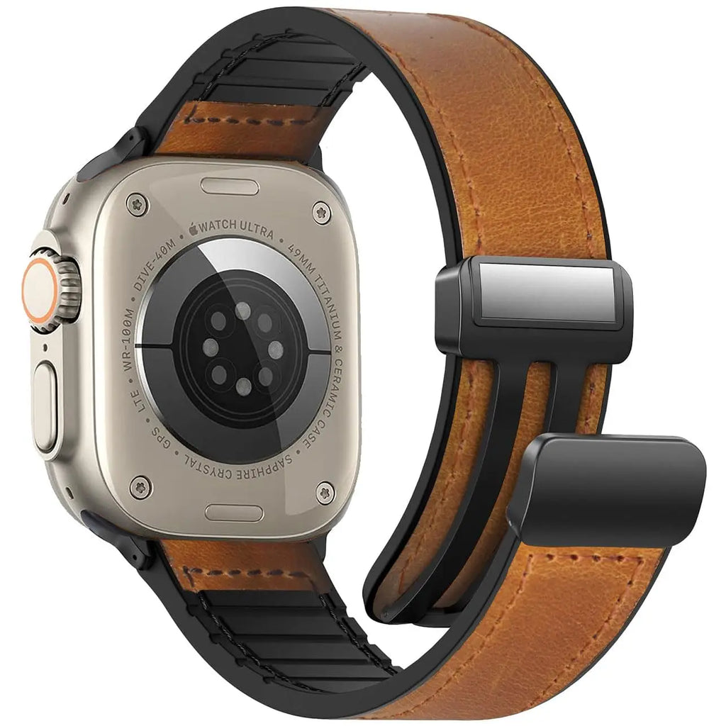 Genuine Leather Strap for Apple watch band 11 46mm 42mm 44mm 40mm 45mm 41mm bracelet iWatch series 10 9 8 7 SE3 ultra 3 2 49mm