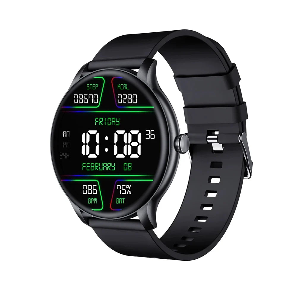 2026 Smart Watch Women Round Smartwatch Bluetooth Call Men Fitness Tracker Bracelet Custom Watch Face Watches For Android IOS