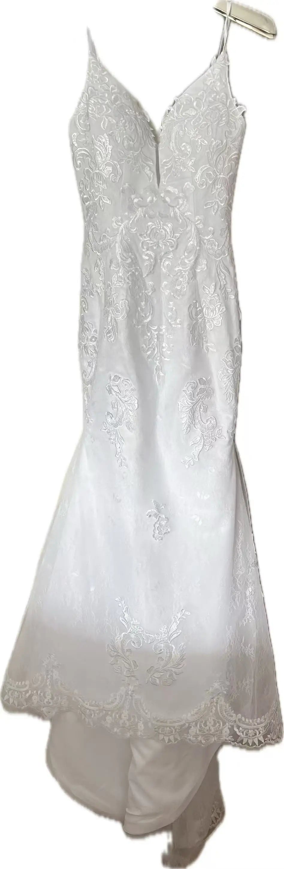 CustomizedSexy Open-Back Mermaid Wedding Dresses Spaghetti Lace Wedding Dress Bridal Gowns Vestido De Noiva Custom Made